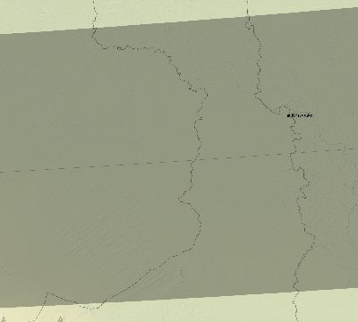 Map of the eclipse path across Cameroon on 03/19/2379