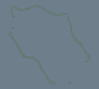 Map of the eclipse path across Cook Islands on 07/12/2382