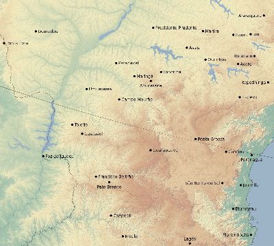 Map of the eclipse path across Brazil on 11/03/2385
