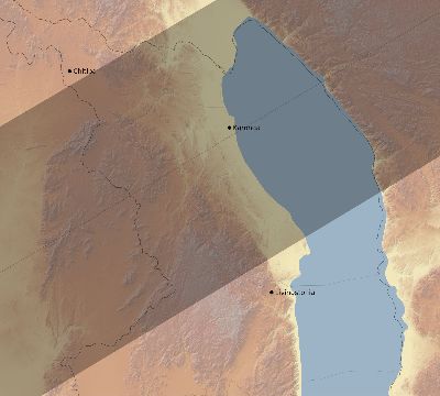 Map of the eclipse path across Malawi on 06/21/2392