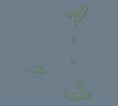 Map of the eclipse path across Cook Islands on 04/09/2396