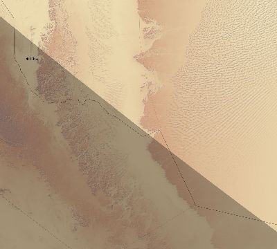 Map of the eclipse path across Libya on 08/02/2399