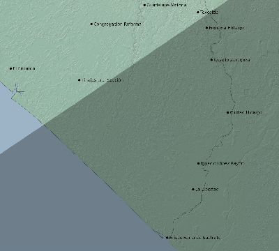 Map of the eclipse path across Mexico on 01/14/2401