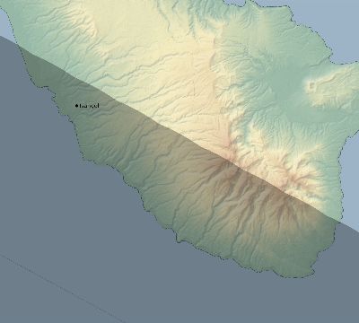 Map of the eclipse path across Vanuatu on 11/15/2403