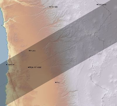 Map of the eclipse path across Chile on 05/09/2404