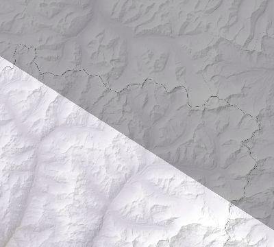 Map of the eclipse path across Nepal on 11/03/2404