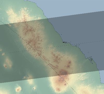 Map of the eclipse path across Eritrea on 09/02/2407