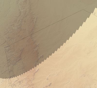 Map of the eclipse path across Chad on 06/21/2411