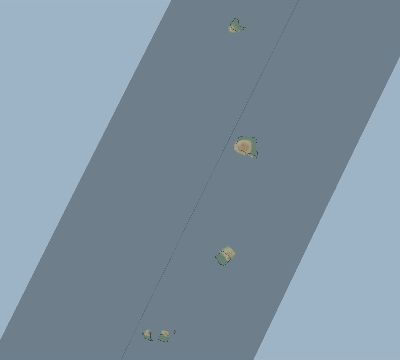 Map of the eclipse path across South Georgia on 04/30/2413
