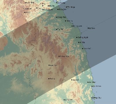 Map of the eclipse path across Vietnam on 04/20/2414