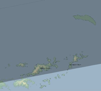Map of the eclipse path across British Virgin Islands on 08/02/2418