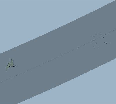 Map of the eclipse path across Micronesia on 01/26/2419