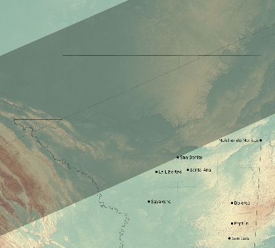 Map of the eclipse path across Guatemala on 05/31/2421