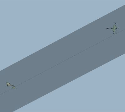 Map of the eclipse path across Wallis and Futuna on 05/21/2422