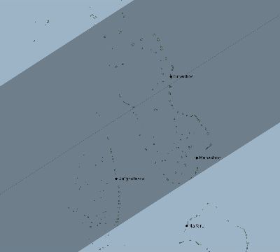 Map of the eclipse path across Maldives on 03/20/2425