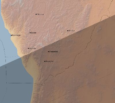 Map of the eclipse path across Burundi on 01/05/2429