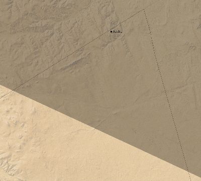 Map of the eclipse path across Jordan on 10/24/2432