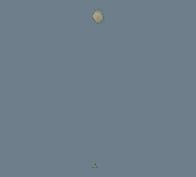Map of the eclipse path across French Southern and Antarctic Lands on 02/17/2436