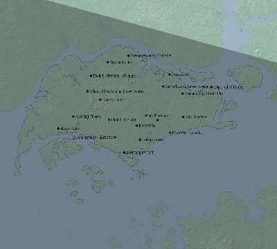 Map of the eclipse path across Singapore on 10/04/2461
