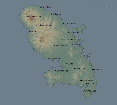 Map of the eclipse path across Martinique on 09/24/2462
