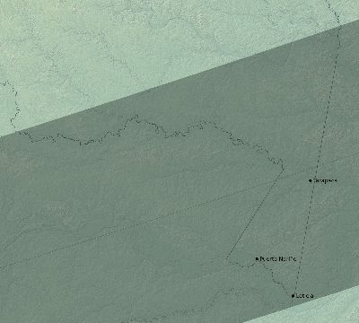 Map of the eclipse path across Colombia on 11/15/2468