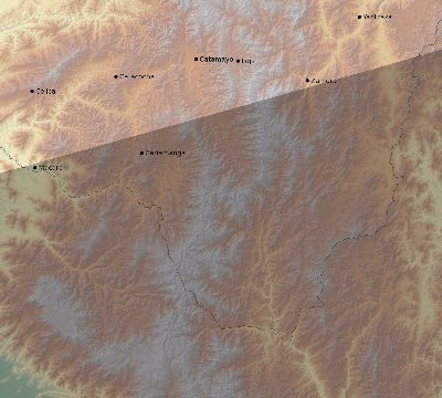 Map of the eclipse path across Ecuador on 11/15/2468