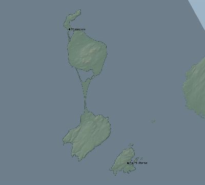 Map of the eclipse path across Saint Pierre and Miquelon on 09/15/2471