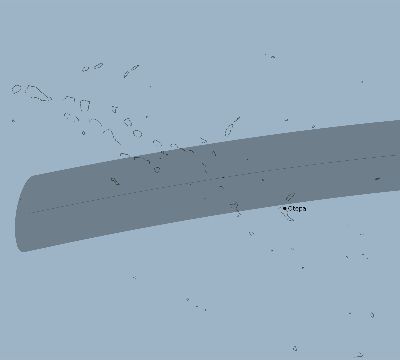 Map of the eclipse path across French Polynesia on 08/24/2473
