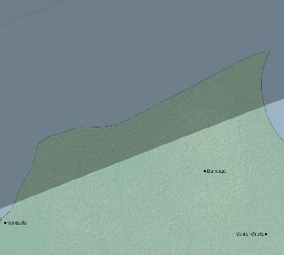 Map of the eclipse path across Latvia on 07/03/2475