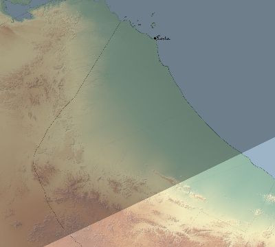 Map of the eclipse path across Somalia on 12/16/2476