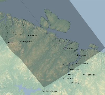 Map of the eclipse path across Russia on 05/03/2478