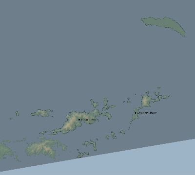 Map of the eclipse path across British Virgin Islands on 08/03/2483