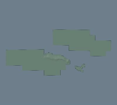 Map of the eclipse path across Croatia on 07/23/2484