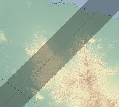 Map of the eclipse path across Eritrea on 03/10/2491