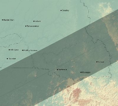 Map of the eclipse path across Senegal on 05/02/2497