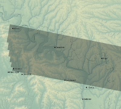 Map of the eclipse path across Moldova on 03/01/2500