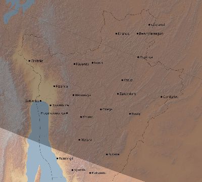 Map of the eclipse path across Burundi on 12/07/2504