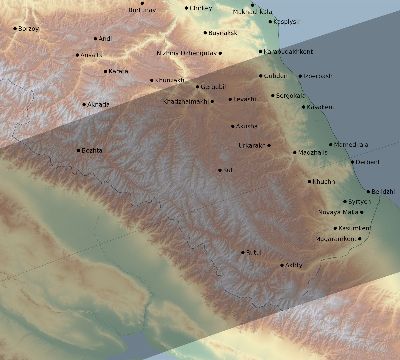 Map of the eclipse path across Russia on 06/03/2505