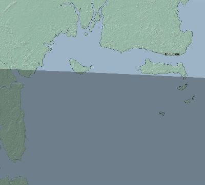 Map of the eclipse path across Kenya on 09/15/2509