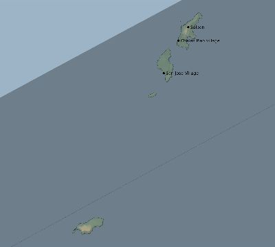 Map of the eclipse path across Northern Mariana Islands on 03/02/2519