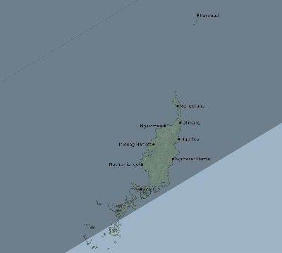 Map of the eclipse path across Palau on 03/02/2519