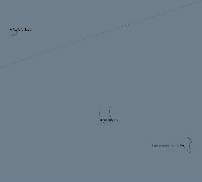 Map of the eclipse path across Tokelau on 06/25/2522