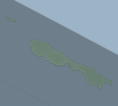 Map of the eclipse path across Solomon Islands on 12/08/2523