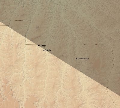 Map of the eclipse path across Angola on 07/25/2530