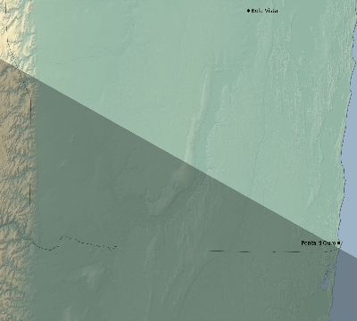 Map of the eclipse path across Mozambique on 11/17/2533