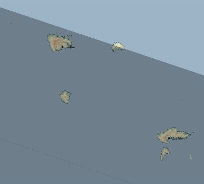 Map of the eclipse path across French Polynesia on 05/14/2534