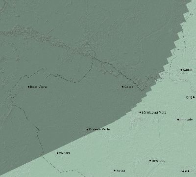 Map of the eclipse path across Romania on 01/30/2549