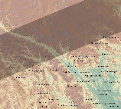 Map of the eclipse path across Vietnam on 07/06/2559