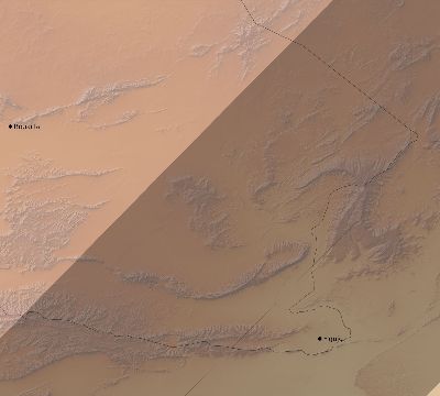 Map of the eclipse path across Morocco on 04/24/2563