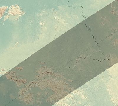 Map of the eclipse path across Guyana on 02/21/2566